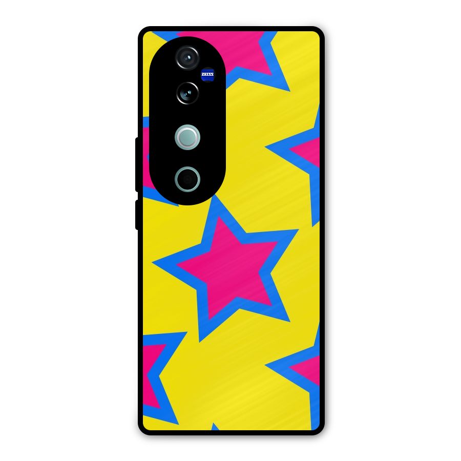 Star Pattern Metal Back Case for Vivo V40