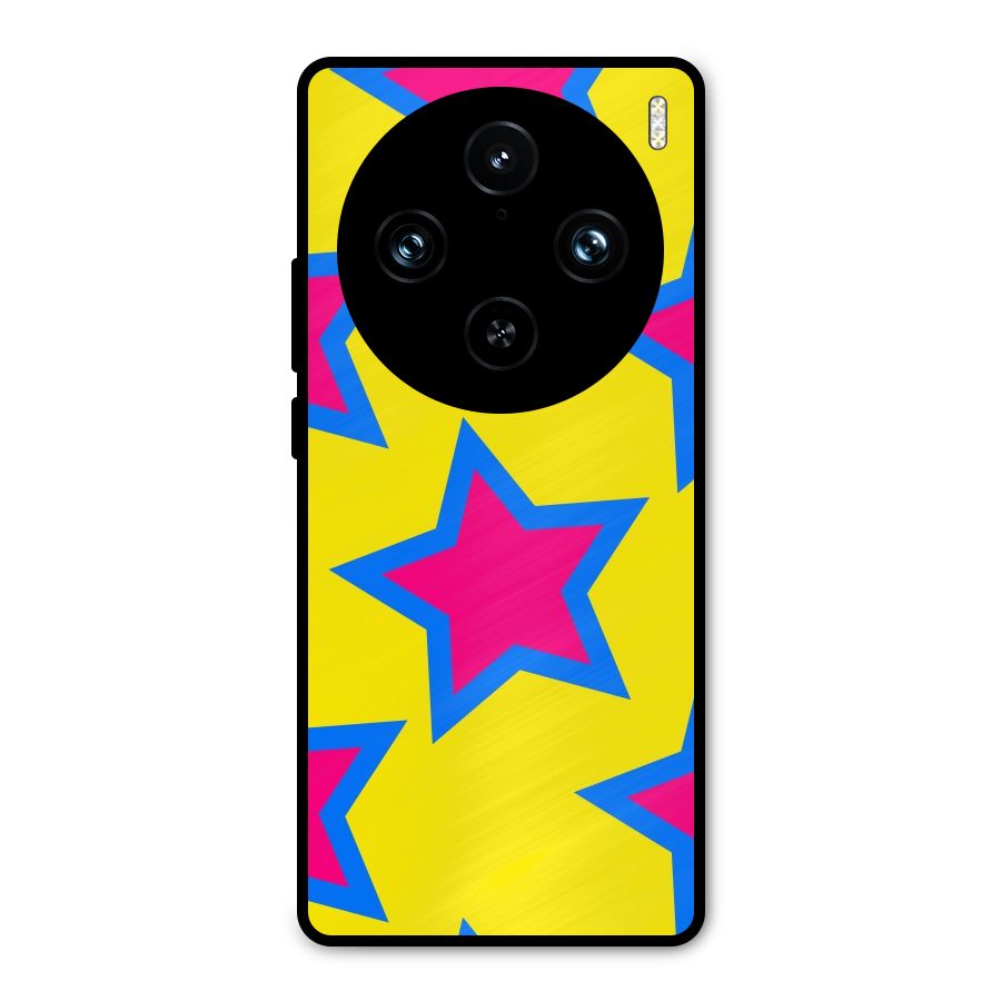 Star Pattern Metal Back Case for Vivo X100 Pro