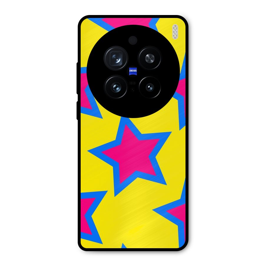 Star Pattern Metal Back Case for Vivo X200 Pro