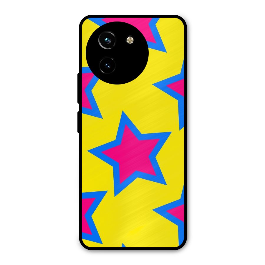 Star Pattern Metal Back Case for Vivo Y200i