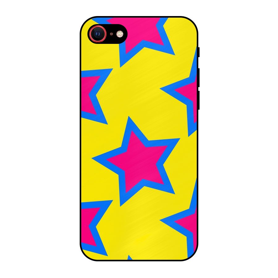 Star Pattern Metal Back Case for iPhone 7