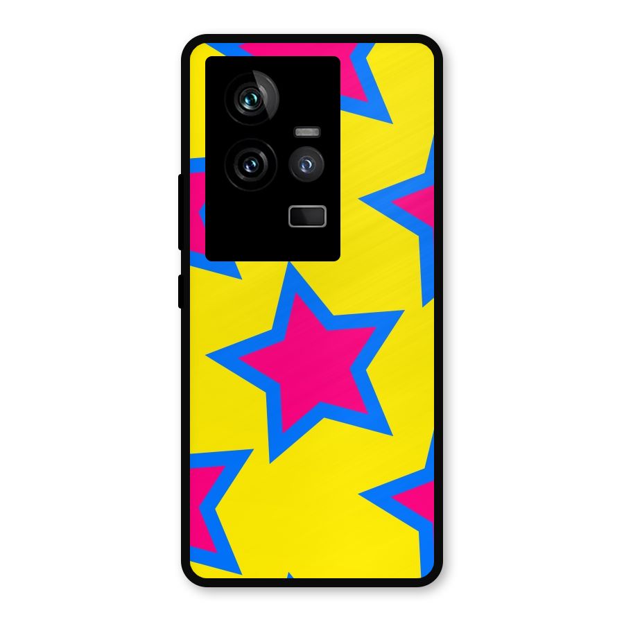 Star Pattern Metal Back Case for iQOO 11 5G