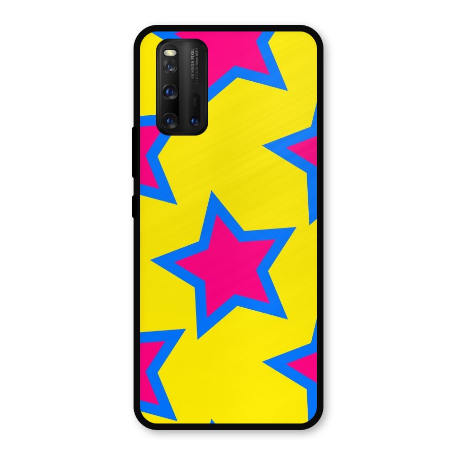 Star Pattern Metal Back Case for iQOO 3