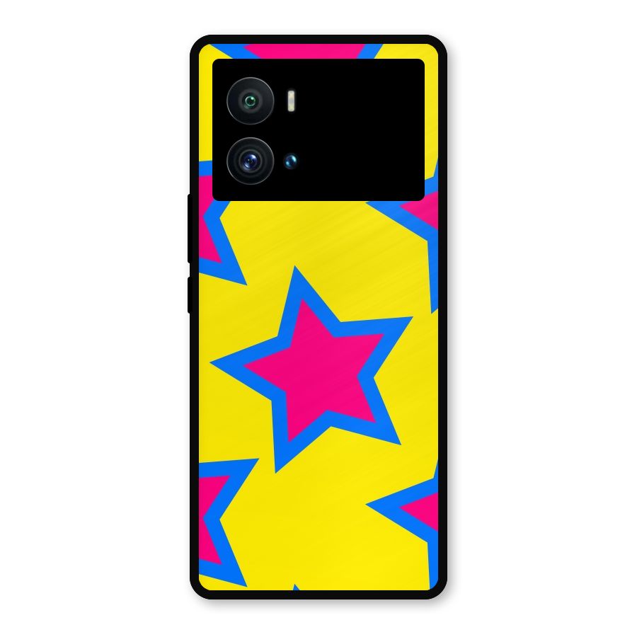 Star Pattern Metal Back Case for iQOO 9 Pro