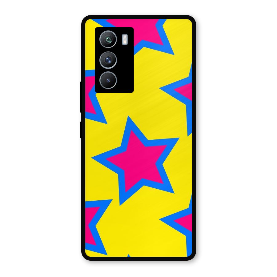 Star Pattern Metal Back Case for iQOO 9 SE