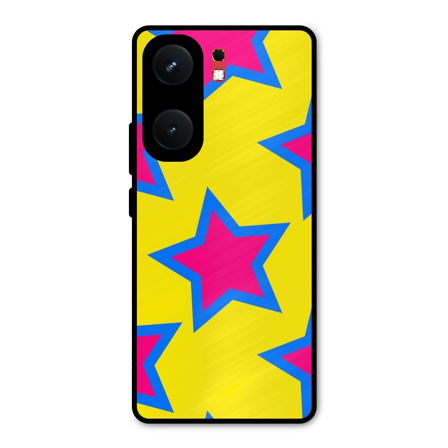 Star Pattern Metal Back Case for iQOO Neo 9 Pro
