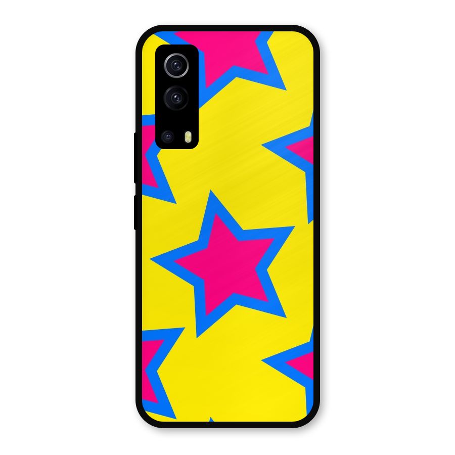 Star Pattern Metal Back Case for iQOO Z3