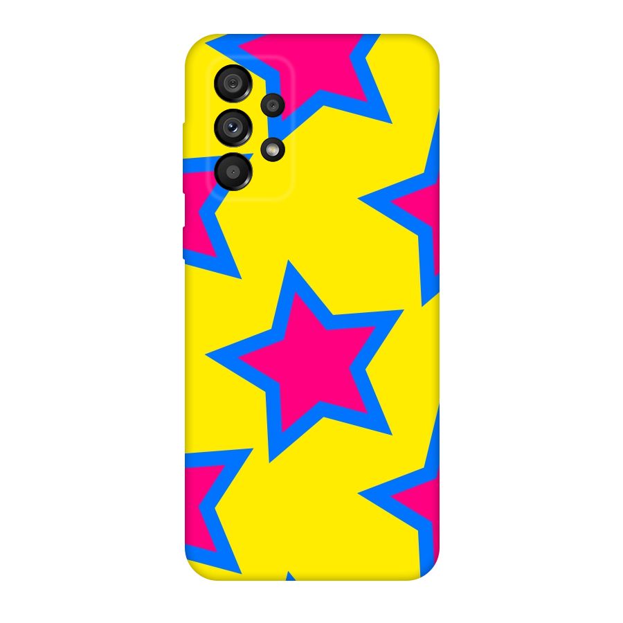 Star Pattern Original Polycarbonate Back Case for Galaxy A73 5G