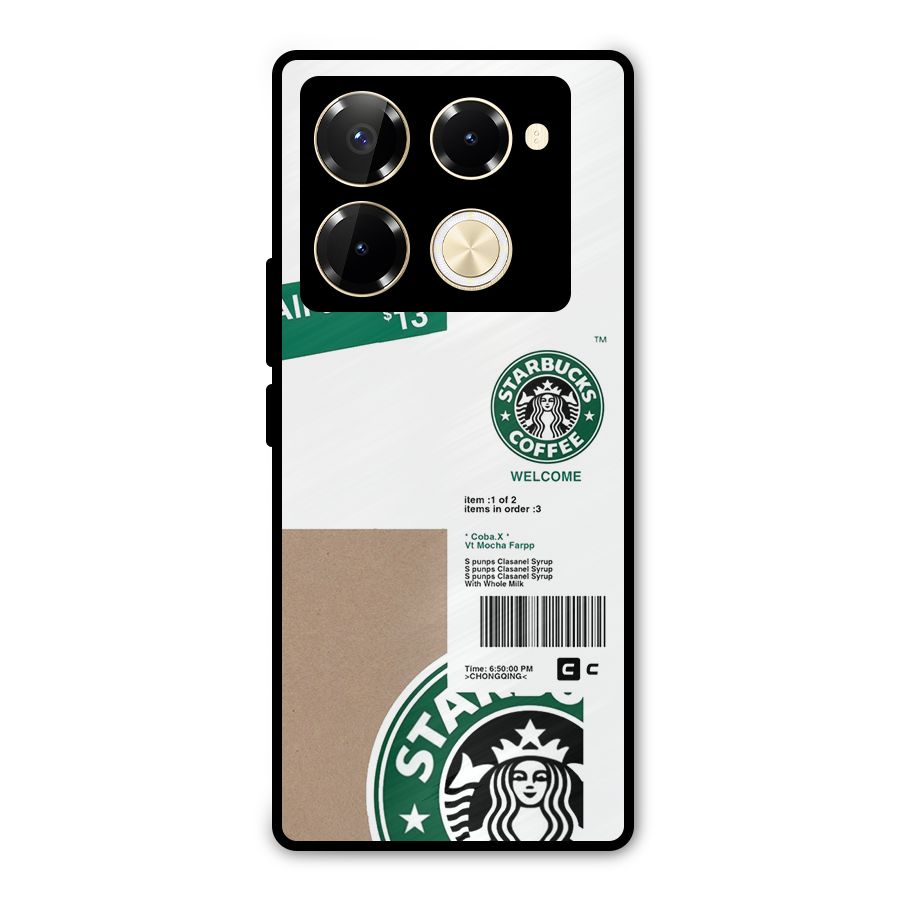Starbucks Coffee Mocha Metal Back Case for Infinix Note 40 Pro