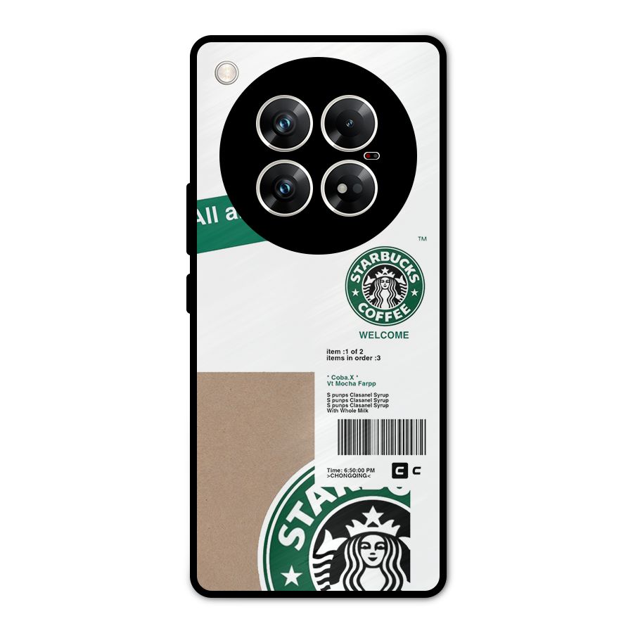 Starbucks Coffee Mocha Metal Back Case for Infinix Zero 40 5G