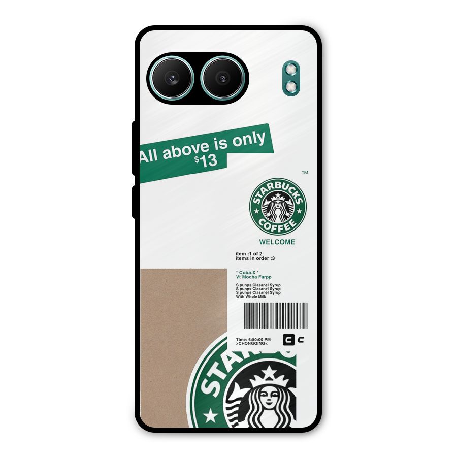 Starbucks Coffee Mocha Metal Back Case for OnePlus Nord 4