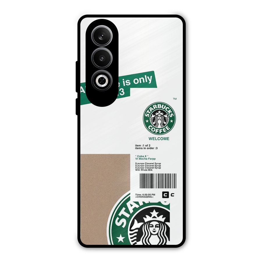 Starbucks Coffee Mocha Metal Back Case for OnePlus Nord CE4