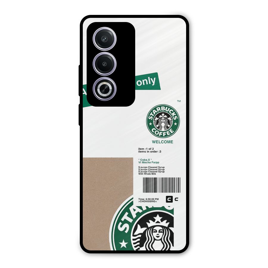 Starbucks Coffee Mocha Metal Back Case for Oppo A3 Pro