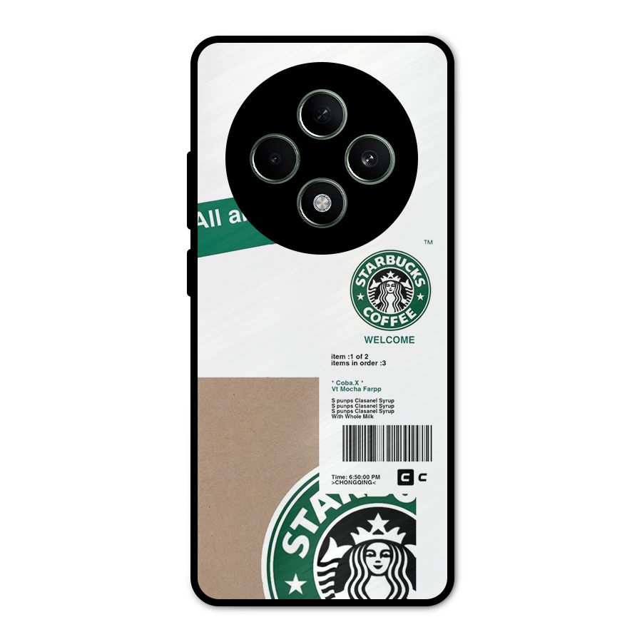 Starbucks Coffee Mocha Metal Back Case for Oppo F27