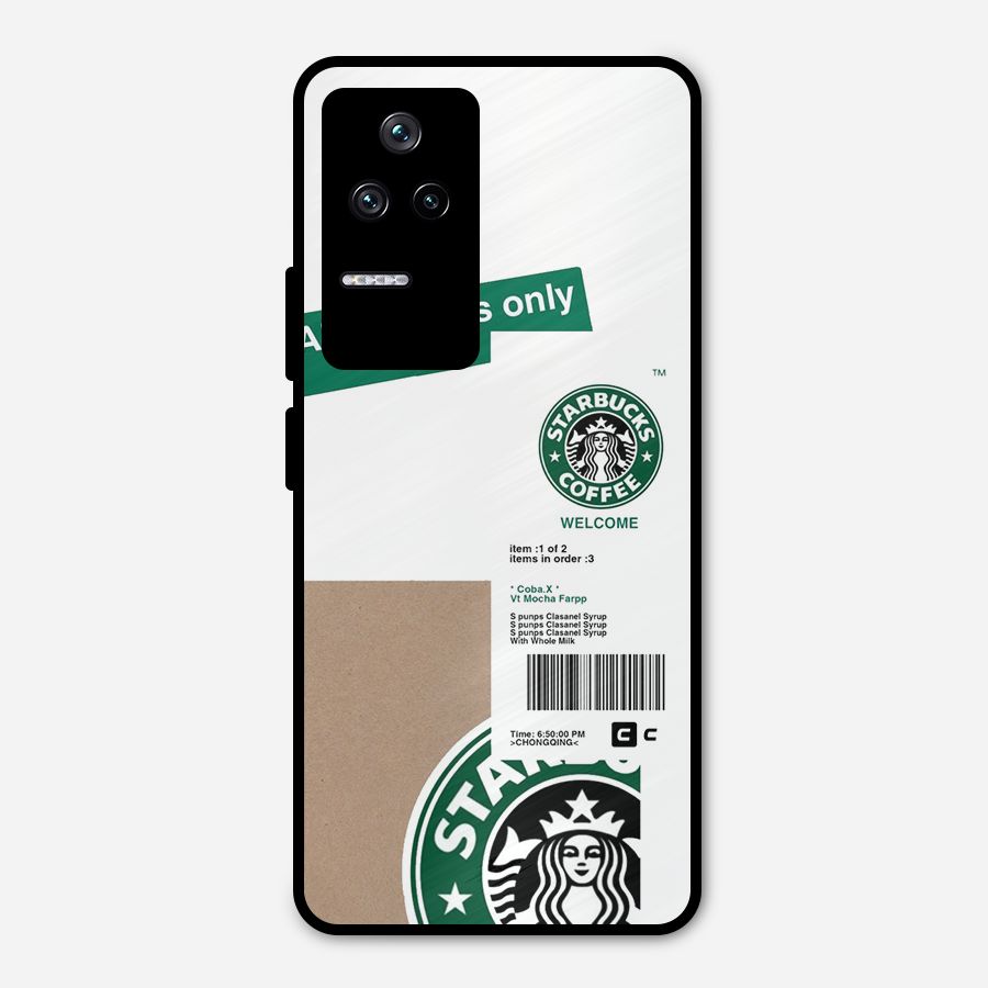 Starbucks Coffee Mocha Metal Back Case for Poco F4 5G