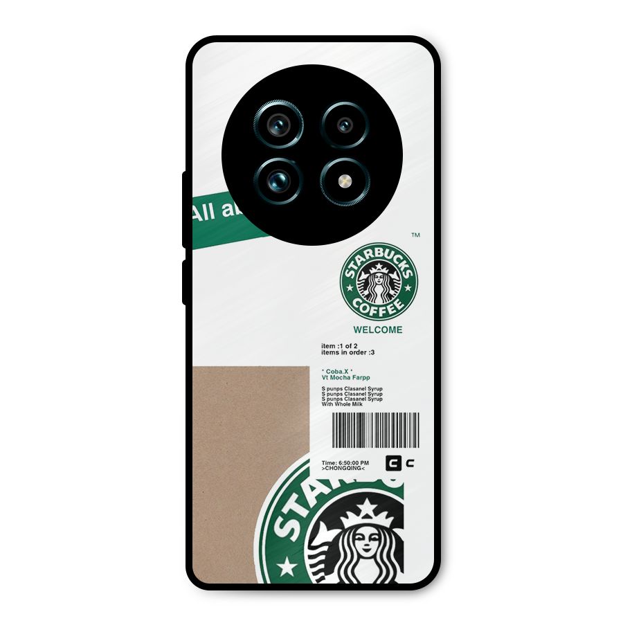 Starbucks Coffee Mocha Metal Back Case for Realme 13 Pro Plus