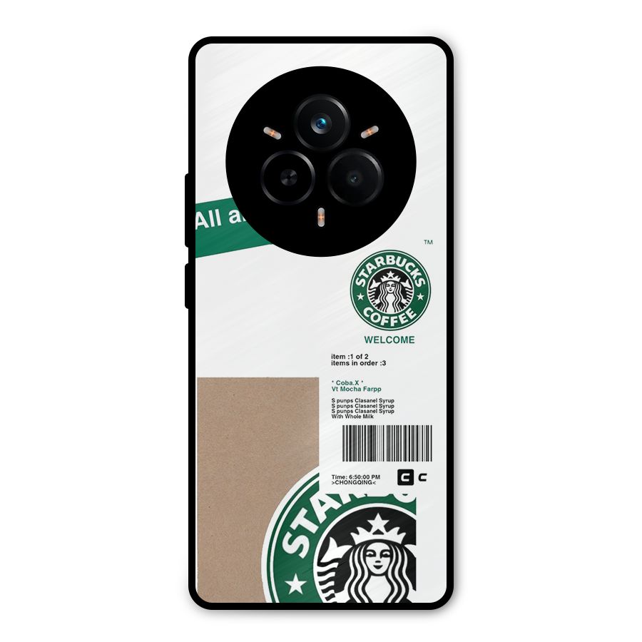 Starbucks Coffee Mocha Metal Back Case for Realme 14 Pro