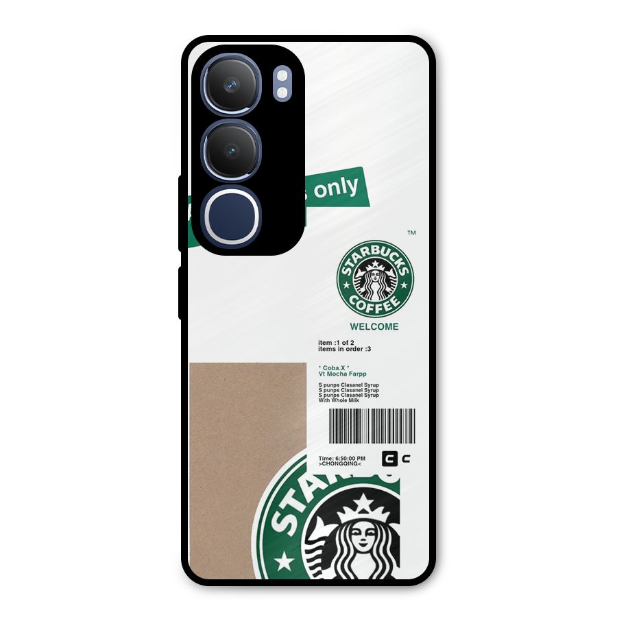 Starbucks Coffee Mocha Metal Back Case for Vivo Y29