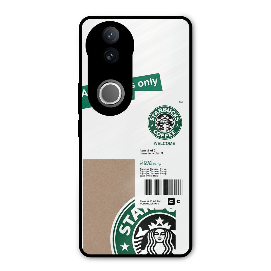 Starbucks Coffee Mocha Metal Back Case for iQOO Z10R