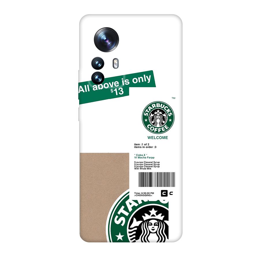 Starbucks Coffee Mocha Original Polycarbonate Back Case for Xiaomi 12 Pro