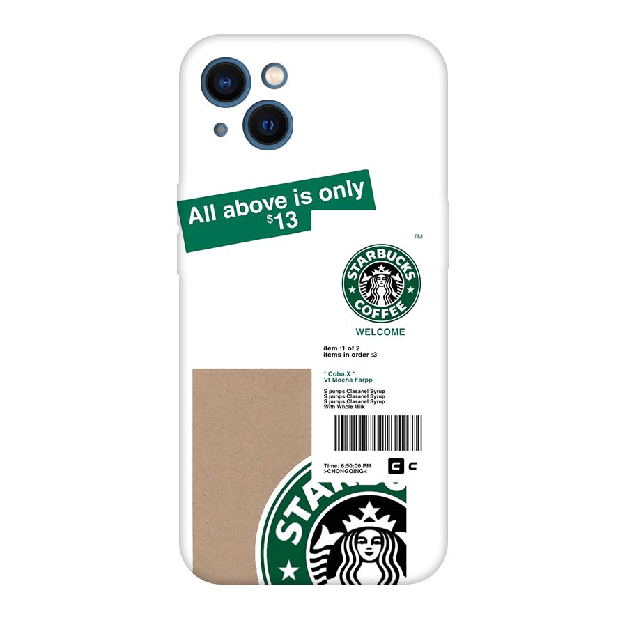 Starbucks Coffee Mocha Original Polycarbonate Back Case for iPhone 13