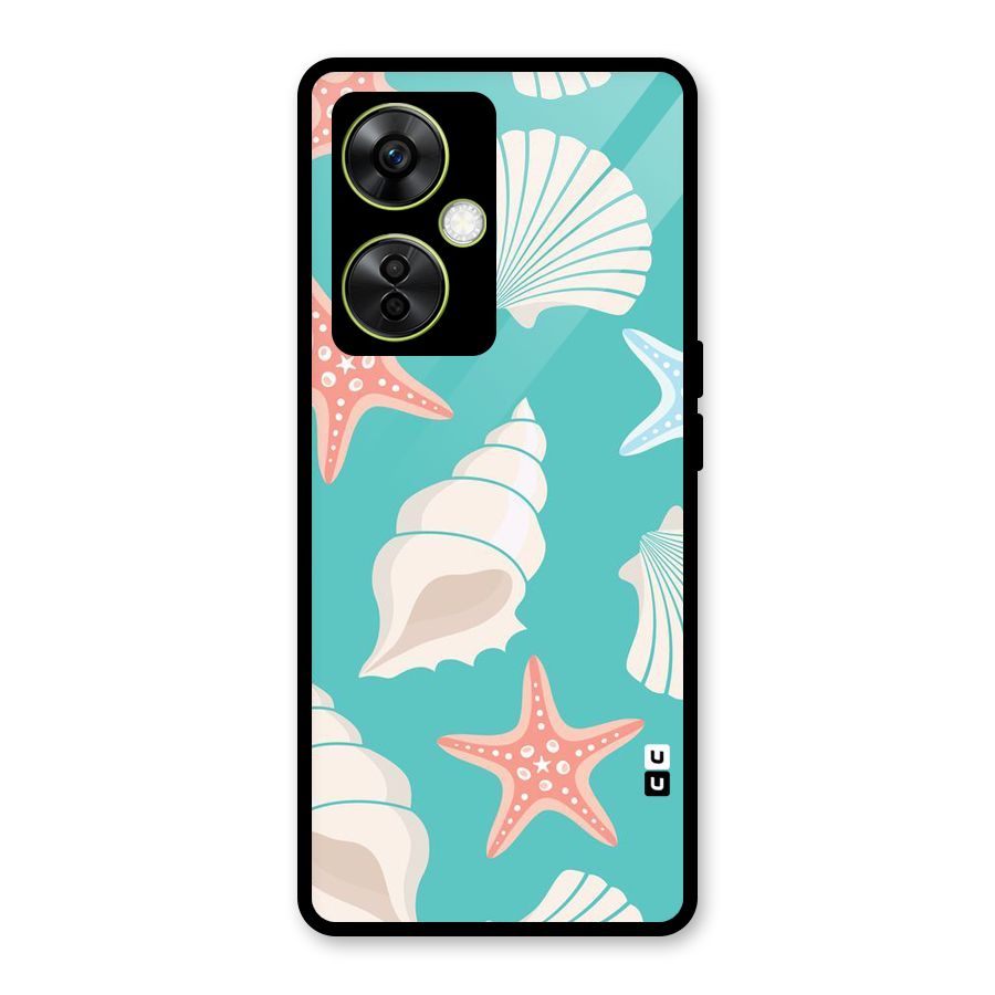 Starfish Sea Shell Glass Back Case for OnePlus Nord CE 3 Lite