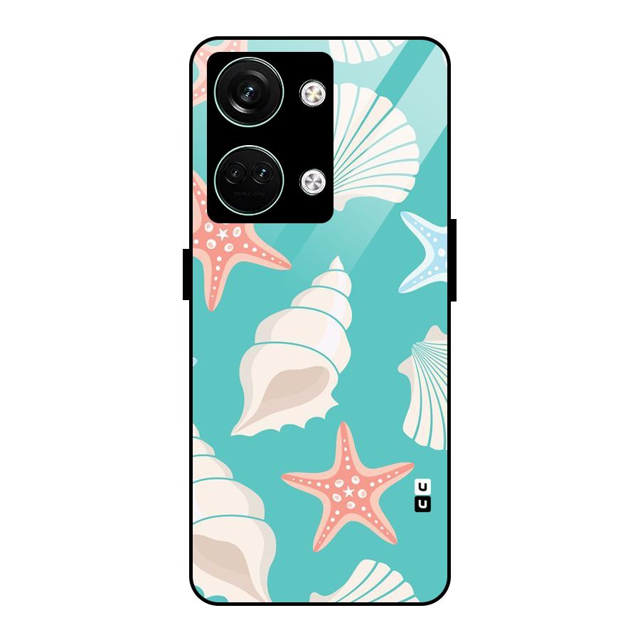 Starfish Sea Shell Glass Back Case for Oneplus Nord 3
