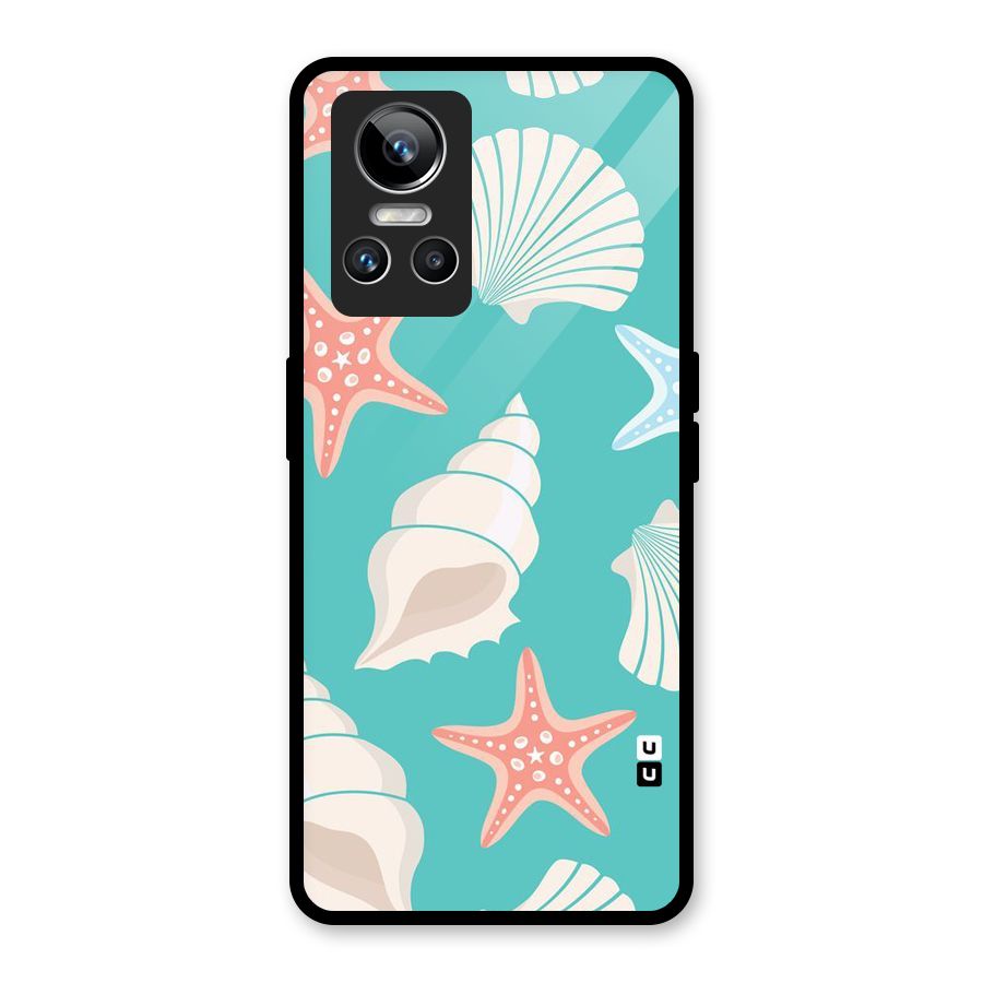 Starfish Sea Shell Glass Back Case for Realme GT Neo 3