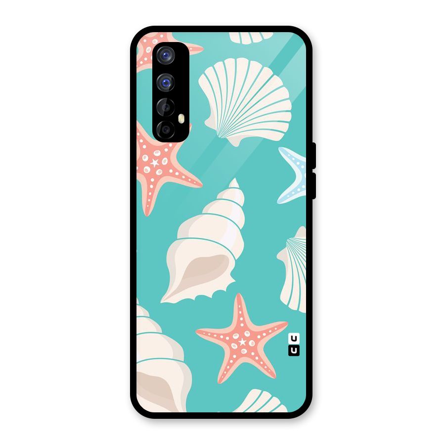 Starfish Sea Shell Glass Back Case for Realme Narzo 20 Pro