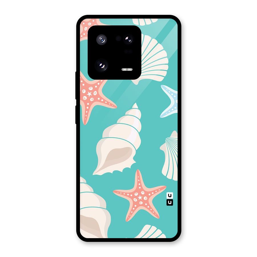Starfish Sea Shell Glass Back Case for Xiaomi 13 Pro