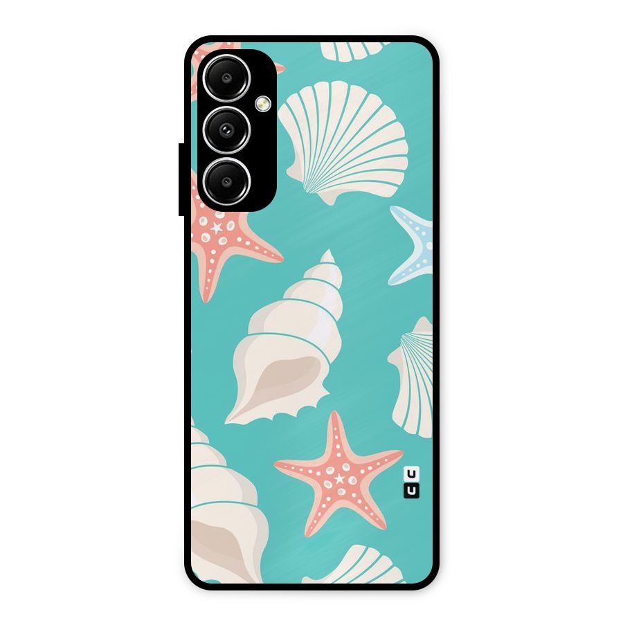 Starfish Sea Shell Metal Back Case for Galaxy A05s