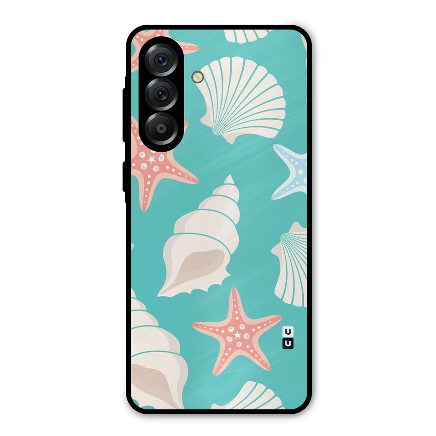 Starfish Sea Shell Metal Back Case for Galaxy A36