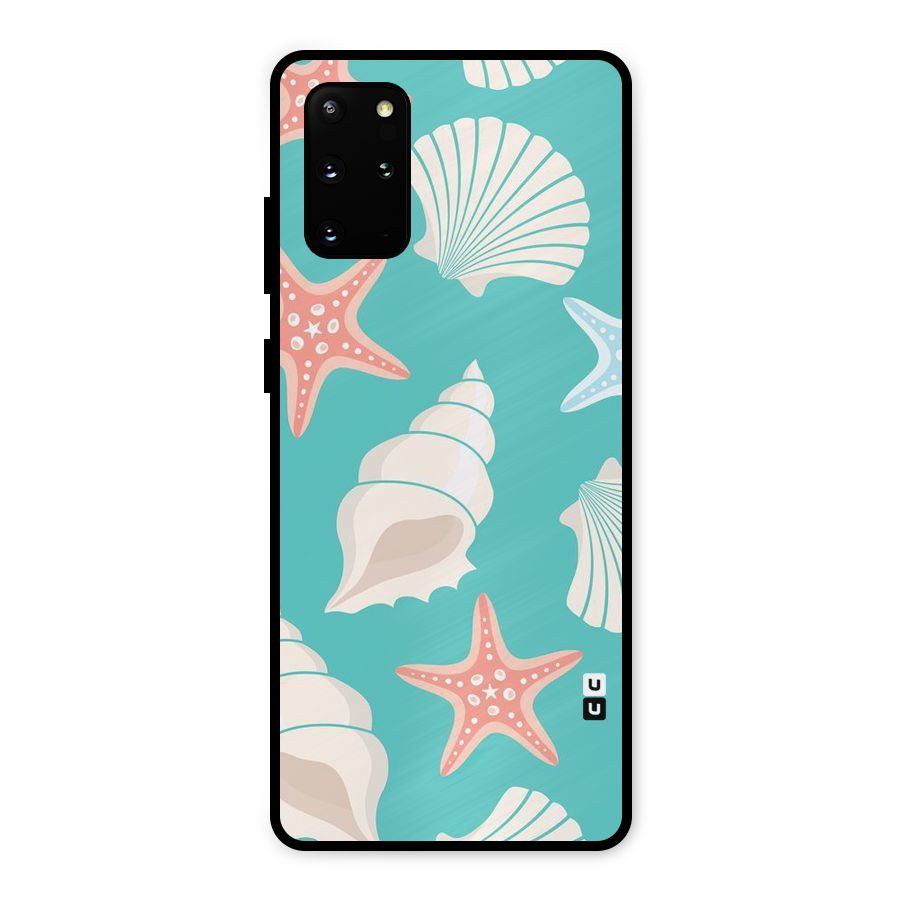 Starfish Sea Shell Metal Back Case for Galaxy S20 Plus