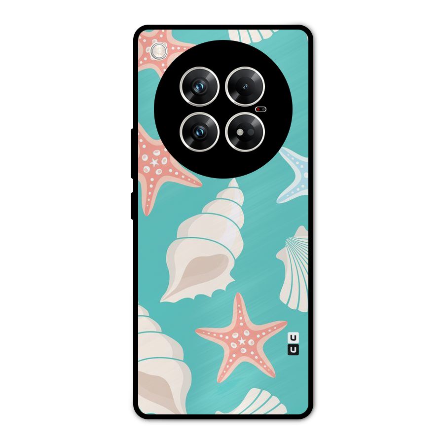Starfish Sea Shell Metal Back Case for Infinix Zero 40 5G