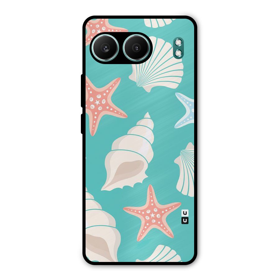 Starfish Sea Shell Metal Back Case for OnePlus Nord 4