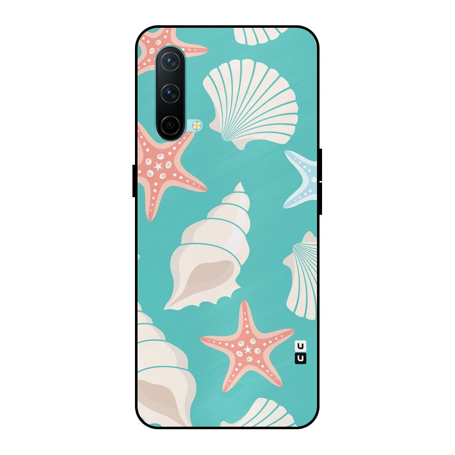 Starfish Sea Shell Metal Back Case for OnePlus Nord CE 5G