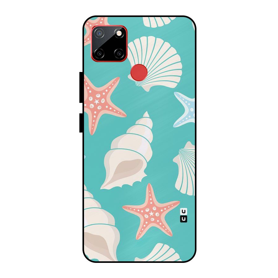 Starfish Sea Shell Metal Back Case for Realme C12