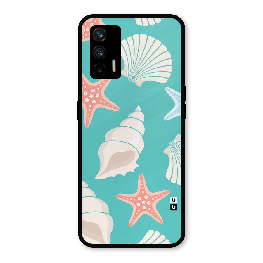 Starfish Sea Shell Metal Back Case for Realme GT 5G