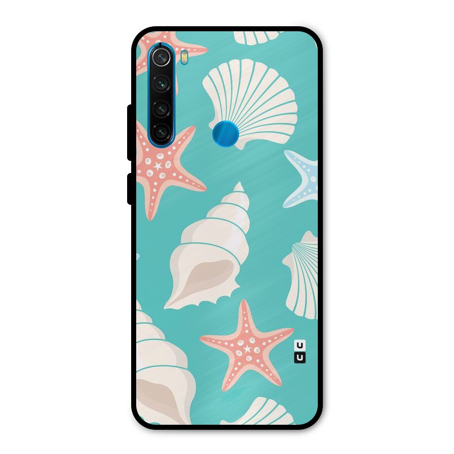 Starfish Sea Shell Metal Back Case for Redmi Note 8