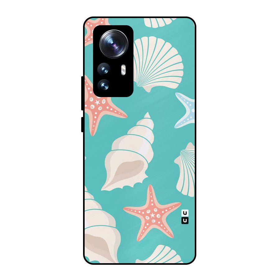 Starfish Sea Shell Metal Back Case for Xiaomi 12 Pro