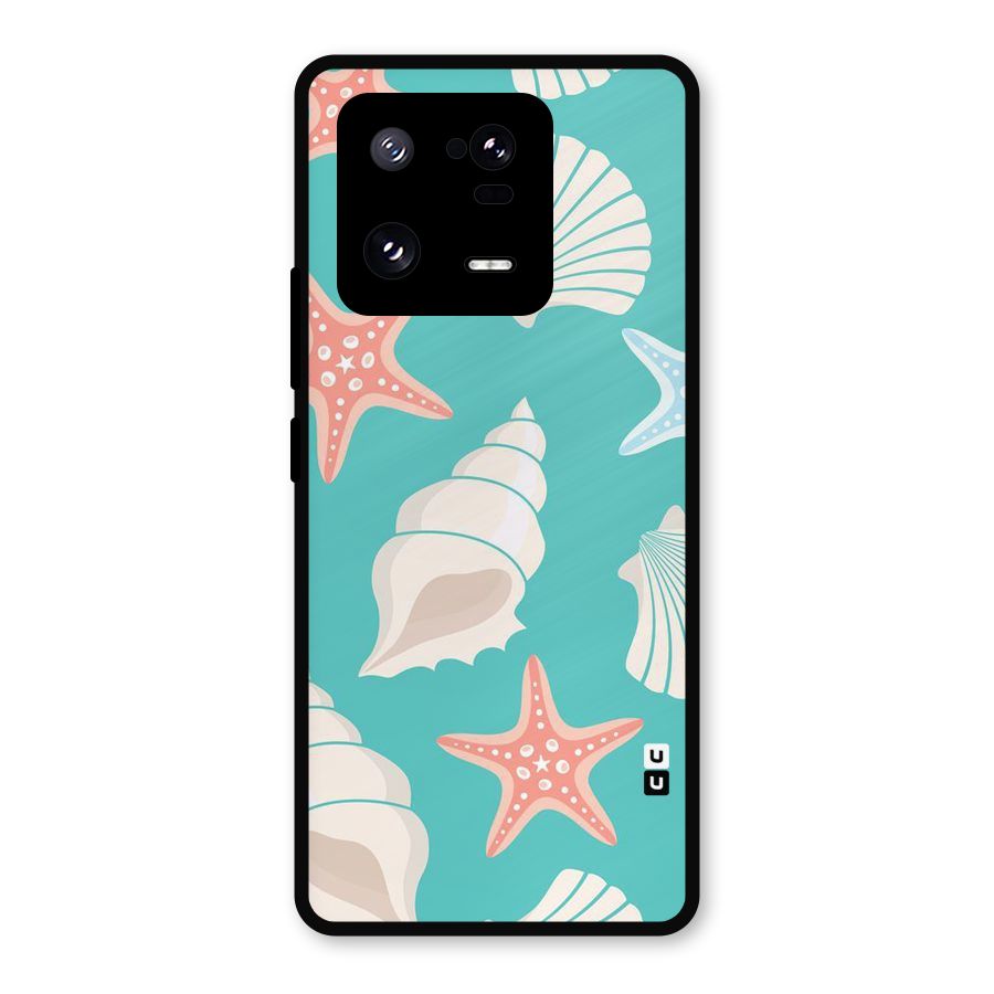 Starfish Sea Shell Metal Back Case for Xiaomi 13 Pro