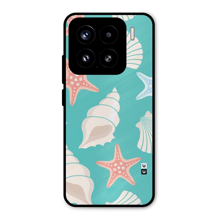 Starfish Sea Shell Metal Back Case for Xiaomi 15