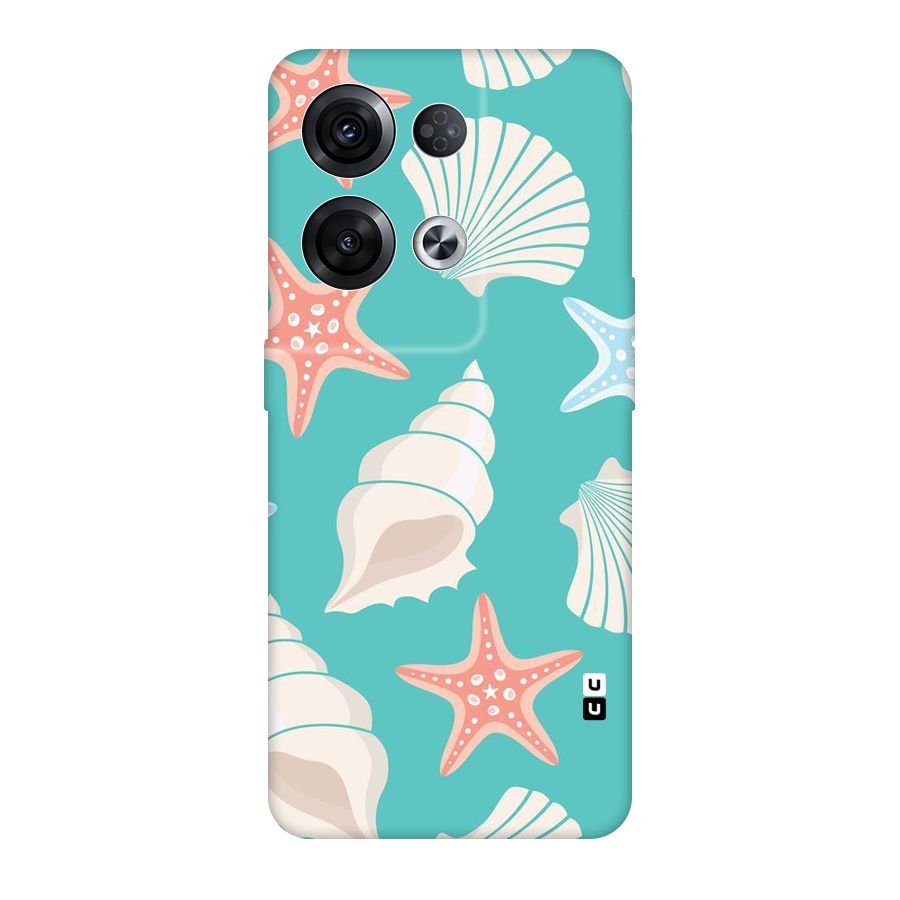 Starfish Sea Shell Original Polycarbonate Back Case for Oppo Reno8 Pro 5G