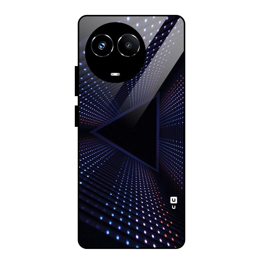 Stars Abstract Glass Back Case for Realme 11X