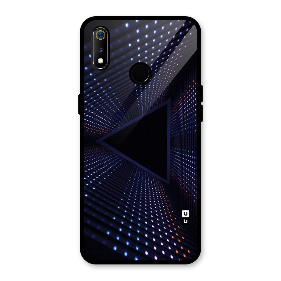 Stars Abstract Glass Back Case for Realme 3