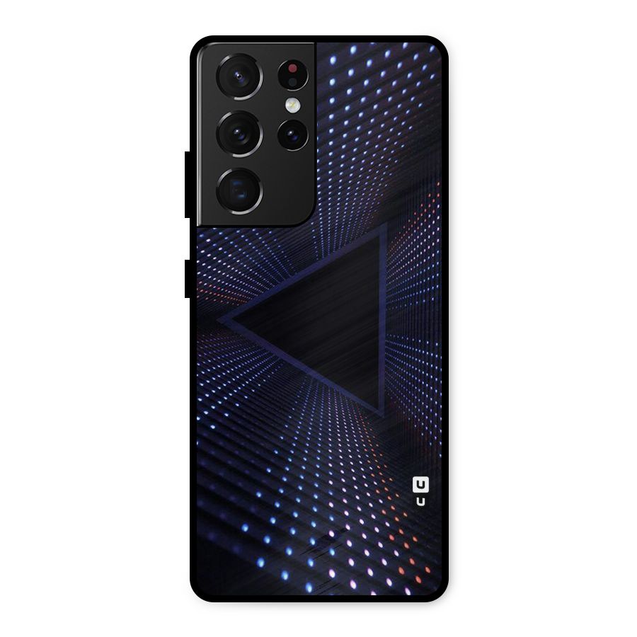 Stars Abstract Metal Back Case for Galaxy S21 Ultra 5G