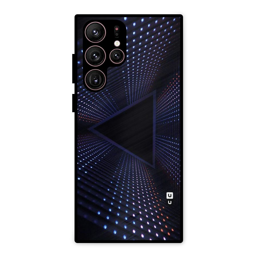 Stars Abstract Metal Back Case for Galaxy S22 Ultra 5G