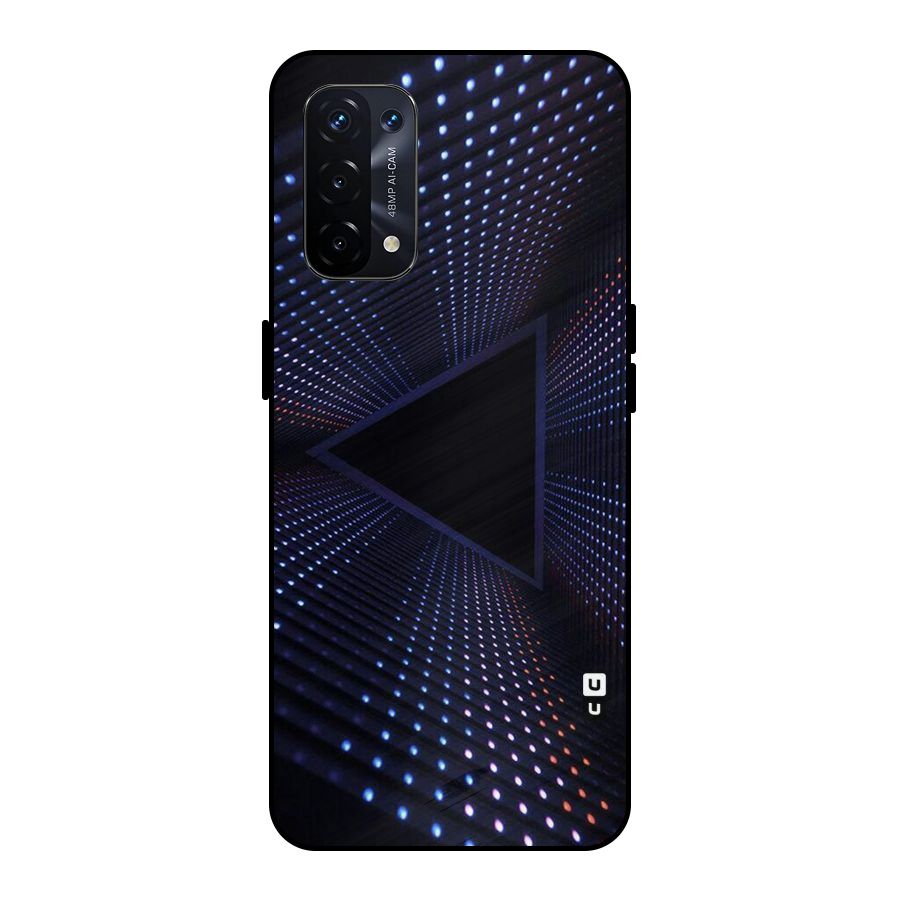 Stars Abstract Metal Back Case for Oppo A74 5G