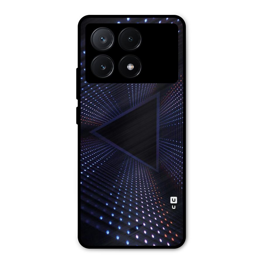 Stars Abstract Metal Back Case for Poco X6 Pro