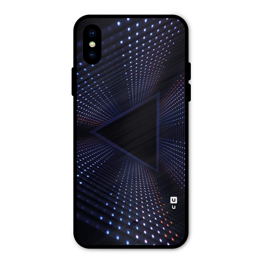 Stars Abstract Metal Back Case for iPhone XS